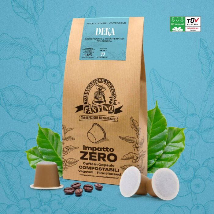 Impatto Zero Deka 20 capsules compostables Caffè Fantino