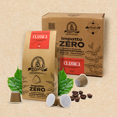 Impatto Zero Caffè Fantino Capsules Compostables Impatto Zero Caffè Fantino Capsules Compostables Compatibles Nespresso