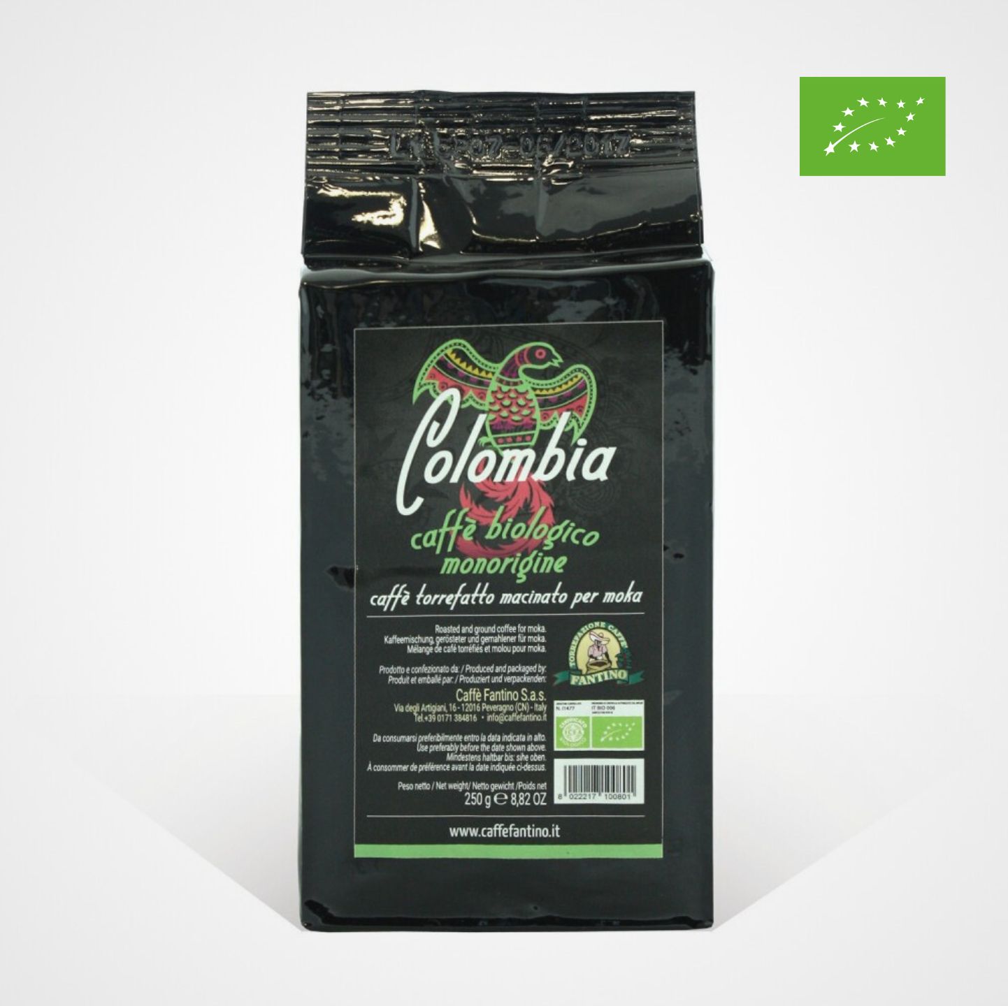 Caffè Fantino monorigine Colombia Bio 250gr