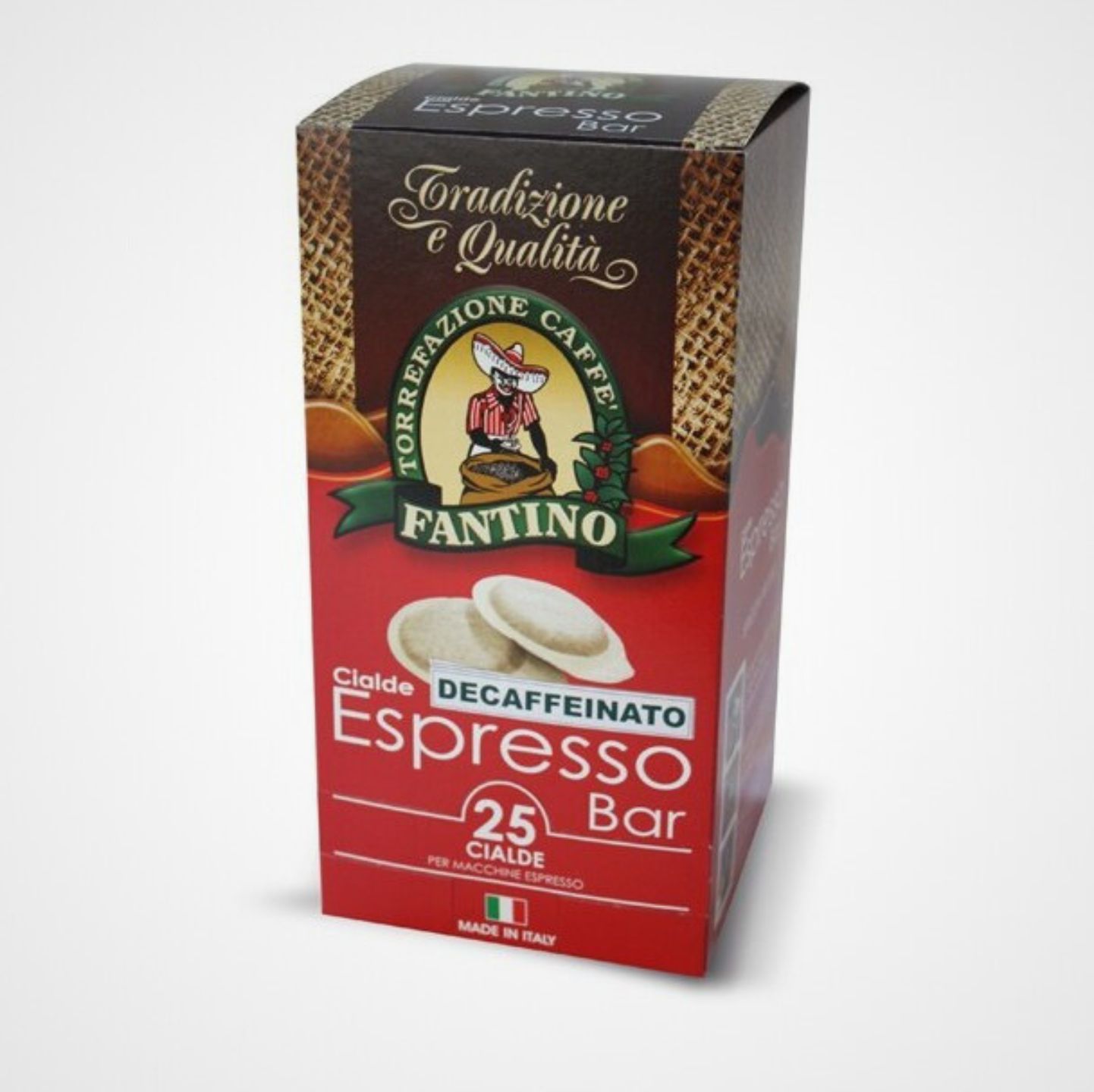 Cialde Espresso Decaffeinato 25 Caffè Fantino