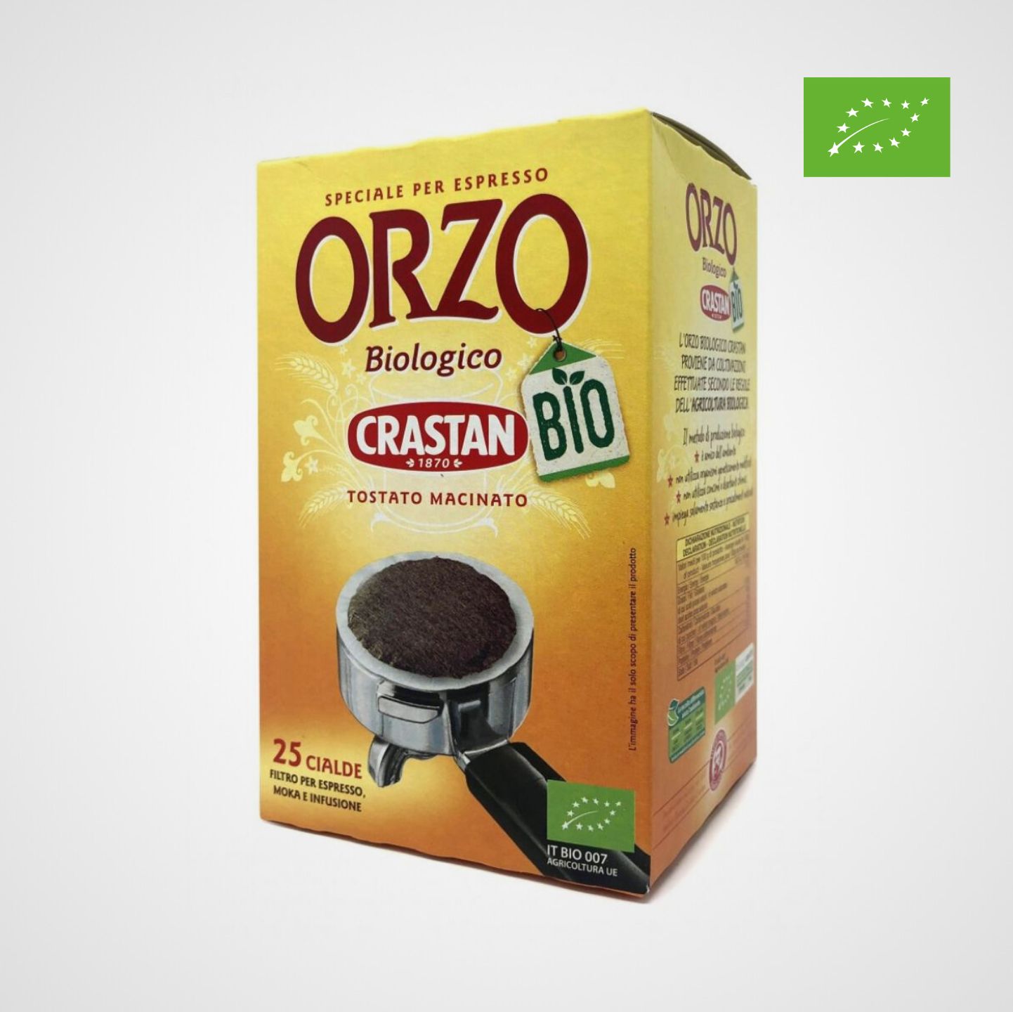 Cialde Orzo Bio 25 moka macchina espresso infusiera