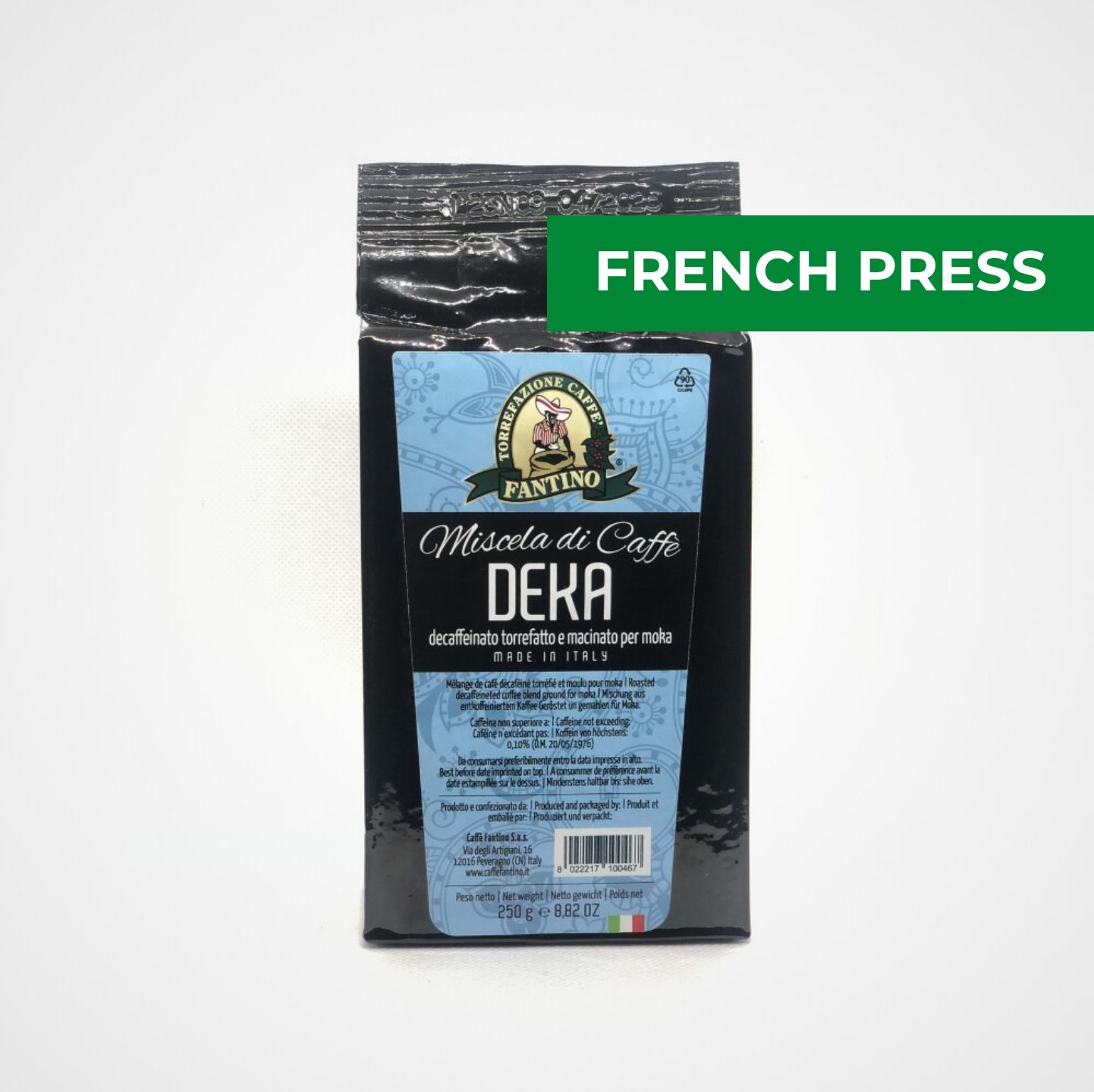 Caffè Fantino Deka 250gr café moulu