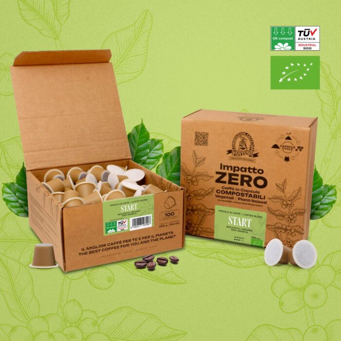 Impatto Zero Start 100 Capsules Compostables Caffè Fantino